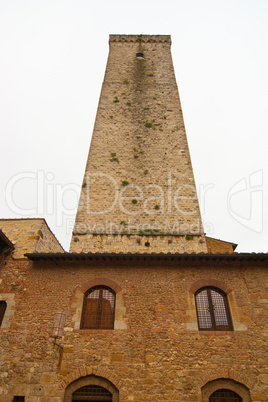Dorfansicht San Gimignano, Toskana - City view of San Gimignano,