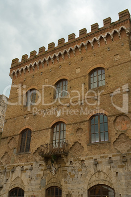 Dorfansicht San Gimignano, Toskana - City view of San Gimignano, Tuscany