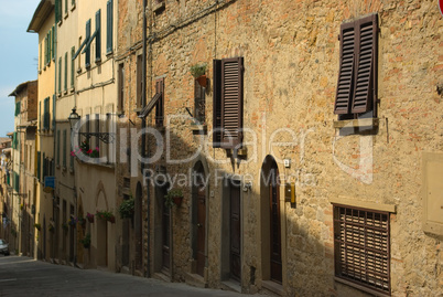 Dorfansicht Volterra, Toskana - City view of Volterra, Tuscany