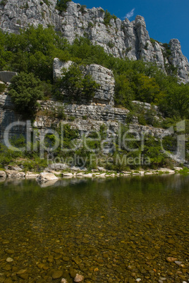 Im Tal des Chassezac, Südfrankreich