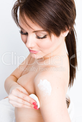 young brunette woman young brunette woman