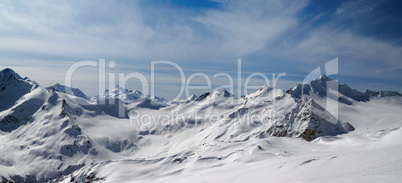 Panorama Caucasus Mountains