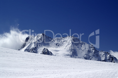 View from the ski slope