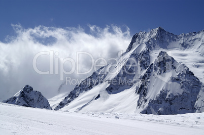 View from the ski slope