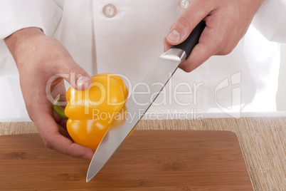 Cut vegetables