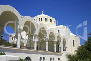Kloster in Santorin