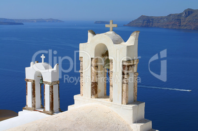 Glockenturm auf Santorin