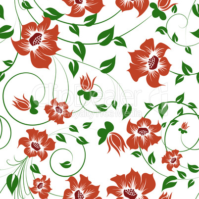 seamless floral background