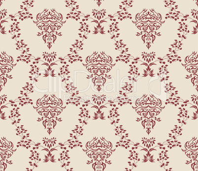 seamless damask pattern