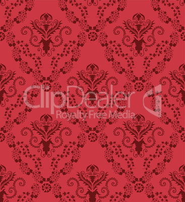 seamless damask pattern