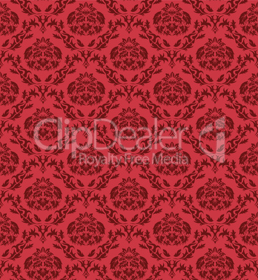 seamless damask pattern