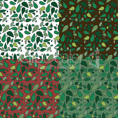 Seamless Leaves Patterns
