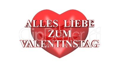 3D Herz rot - Alles Liebe zum Valentinstag: Lizenzfreie ...