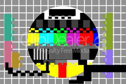 television color test pattern