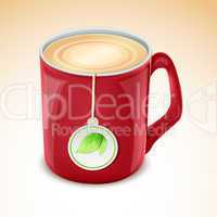 natural coffee in mug