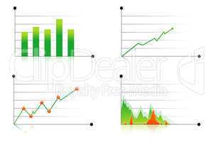 different business graphs