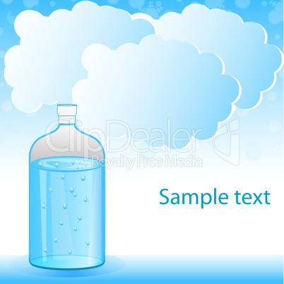clouds with water tank