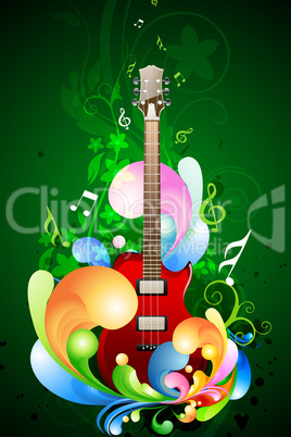 colorful music card
