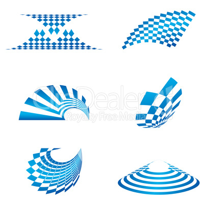 different shapes of logo