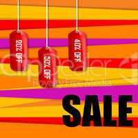 sale and discount tags