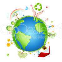 recycle globe