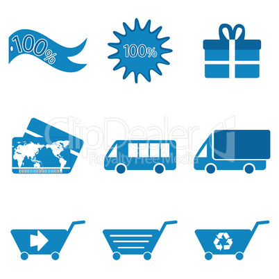 shopping icons
