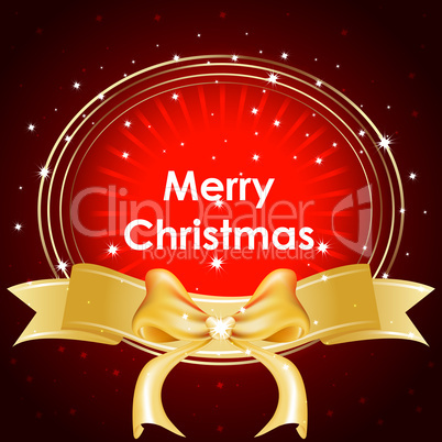 abstract merry christmas card