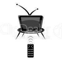 tv with remote