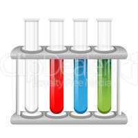 colorful test tubes