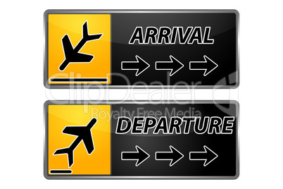 arrival and departure tags