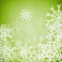 abstract snowflake background