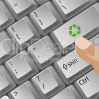 recycle button in key board