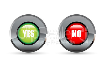 yes and no button