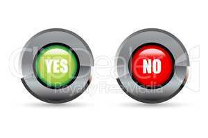 yes and no button