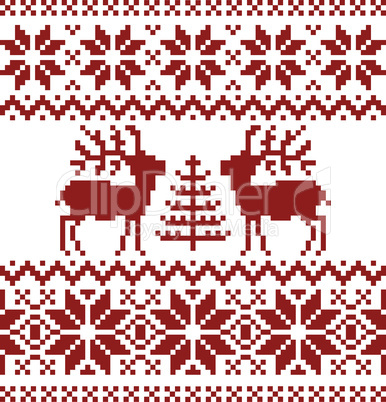 Christmas norwegian pattern