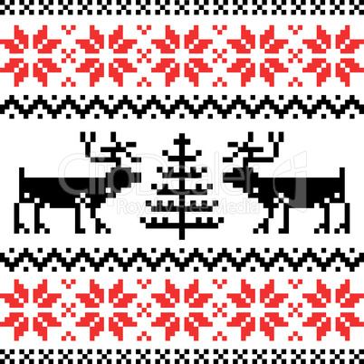 Christmas norwegian pattern