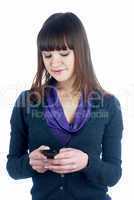 Girl with mobile phone