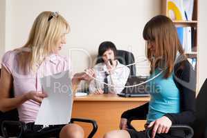 Businesswomen in office