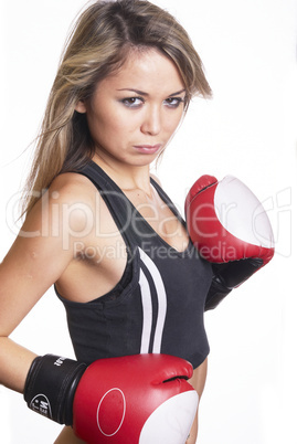 Boxing girl