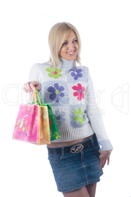 Shopping girl