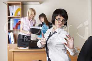 Businesswomen in office