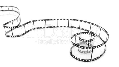 Blank film strip