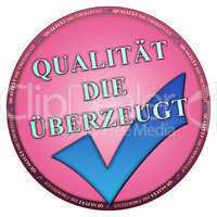 Button Qualität rosa