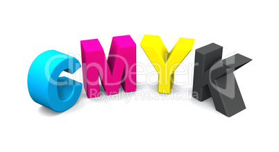 3D - CMYK Buchstaben - freigestellt 07