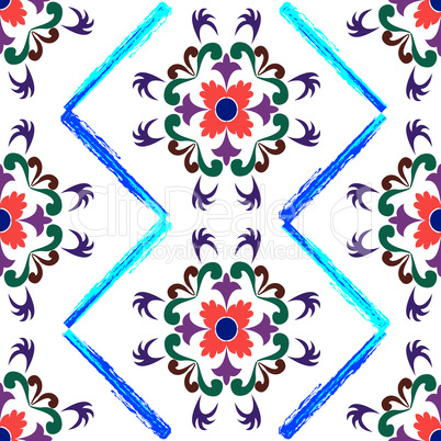 retro seamless floral pattern 2