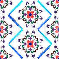 retro seamless floral pattern 2