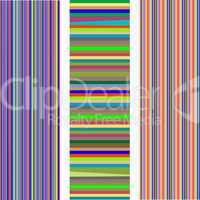 set of 3 diferent stripes isolated on white background
