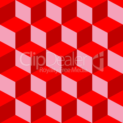 psychedelic pattern mixed red