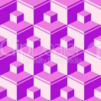 purple abstract cubes