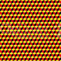 psychedelic pattern black-red-yellow